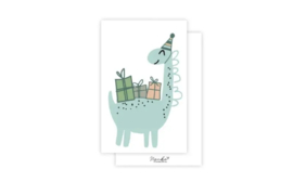 Nynke Ontwerpt Mini-kaart Dino