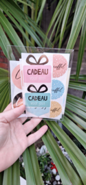 30 stickers pastel mix