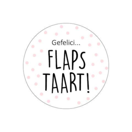 12x Sticker Gefelici... Flapstaart !