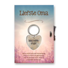 Sleutelhangerkaart "Liefste oma"