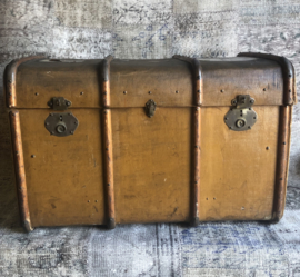 Antieke hutkoffer koffer groot