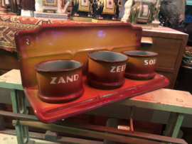 Emaille zand zeep soda set incl levering