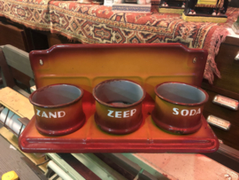 Emaille zand zeep soda set incl levering