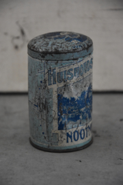 Brocante blikje - Huishoudspecerijen Nootmuscaat