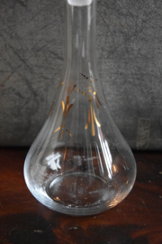 Prachtig Oud Karaf - glas goud