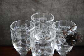 Glaasjes Grand Marnier - set van 4