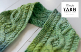 Yarn The After Party nummer 12 - Mossy Cabled Scarf