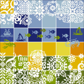 Historische Stickmuster - Die Farben des Sommers