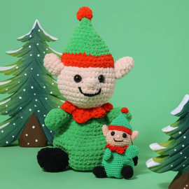 Mini Boek - Kroeltjes Haken Kersteditie - Laura & Annelies de Vries