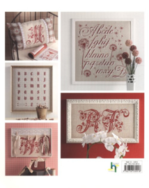 Isabelle Haccourt - Belles lettres & Marquoirs en rouge et blanc 