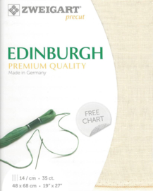Zweigart Precut Edinburgh 3217/99 48 x 68 cm