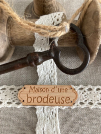 ABDJ Label "Maison d'une Brodeuse"