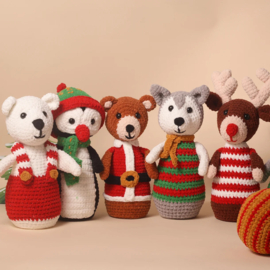 Haakpakket Kerstkegelspel (catona)