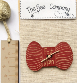 The Bee Company - Large "Yarn" Button Fait Main