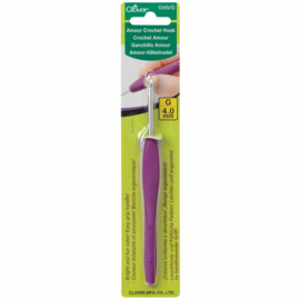 Haaknaald Clover Amour Crochet Hook 4 mm