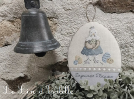 Le Lin d'Isabelle - Oeuf "Poulette de Pâques"