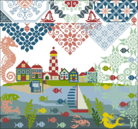 Historische Stickmuster - Seaside Quaker