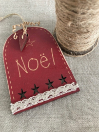The Bee Company Label "Noël" Rood