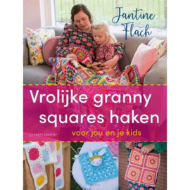 Vrolijke granny squares haken - Jantine Flach