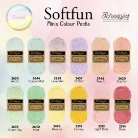 Scheepjes Softfun colour pack 12x20g Pastel