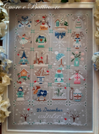 Cuore e Batticuore - Shabby Winter Calendar