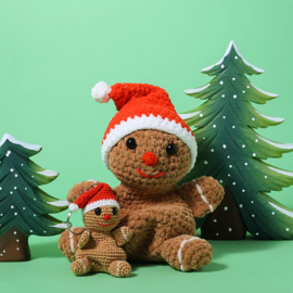 Mini Boek - Kroeltjes Haken Kersteditie - Laura & Annelies de Vries