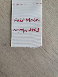 Band Label "Fait Main"