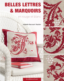 Isabelle Haccourt - Belles lettres & Marquoirs en rouge et blanc 