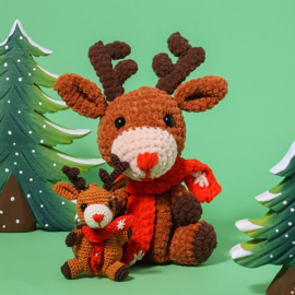 Mini Boek - Kroeltjes Haken Kersteditie - Laura & Annelies de Vries