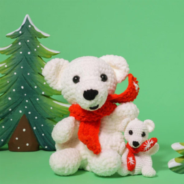 Mini Boek - Kroeltjes Haken Kersteditie - Laura & Annelies de Vries