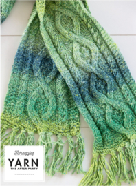Yarn The After Party nummer 12 - Mossy Cabled Scarf