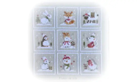 Fleurs de Lin - Petits animaux de Noël