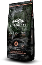 Riverwood Adult Large Breed - Eend & Kalkoen met Fazant