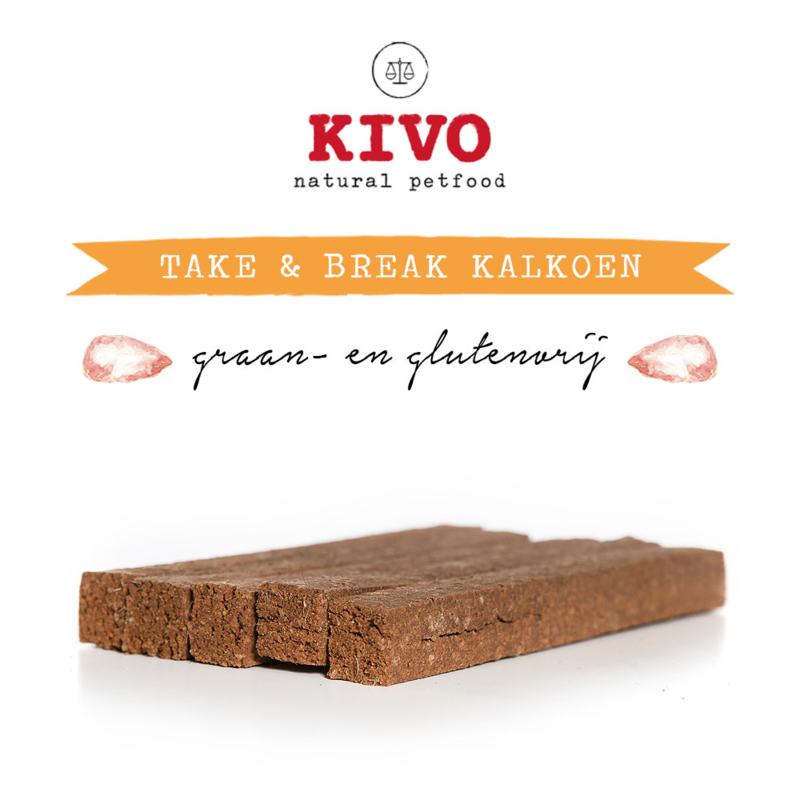 Kivo Take&Break Kalkoen - per stuk