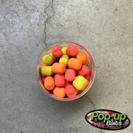 Pop-up Baits WAFTERS DUMBELLS Fruiti Twist Fluo Mix 16mm