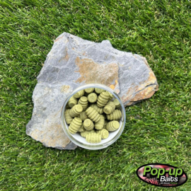 Pop-up Baits GRUBS WAFTER Oyster Green & GLM
