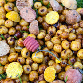 Pop-up Baits GRUBS WAFTER Garlic & Robin Red Haiths