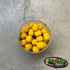 Pop-up Baits WAFTERS DUMBELLS Banaan Oker Geel 16mm