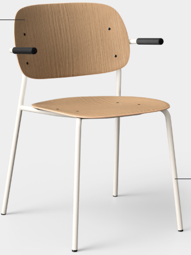 Hale Stack Chair armrest