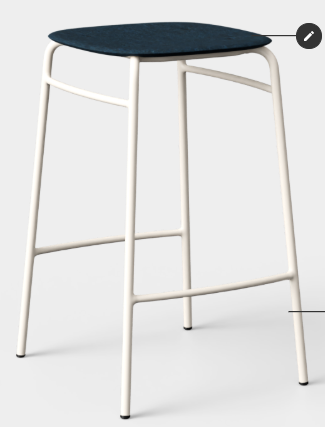 Twist Wooden Counter Stool
