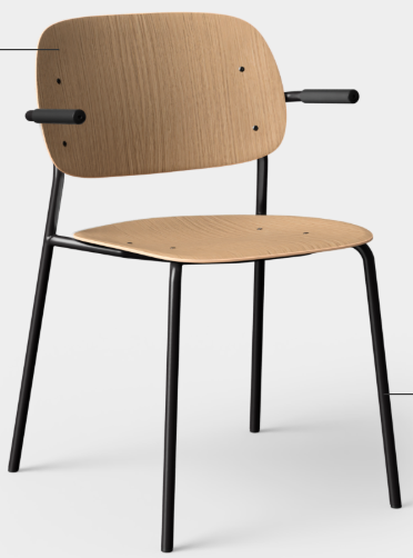 Hale Stack Chair armrest