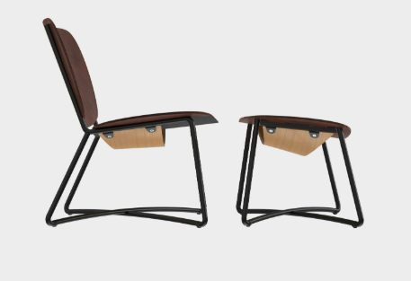 Miller lounge chair + ottoman by christoph seyferth