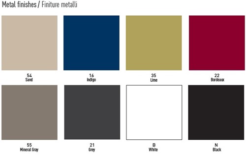 Norman 4 - tafel met 4-poot frame en 25mm HPL blad in diverse decoren en afmetingen - FP