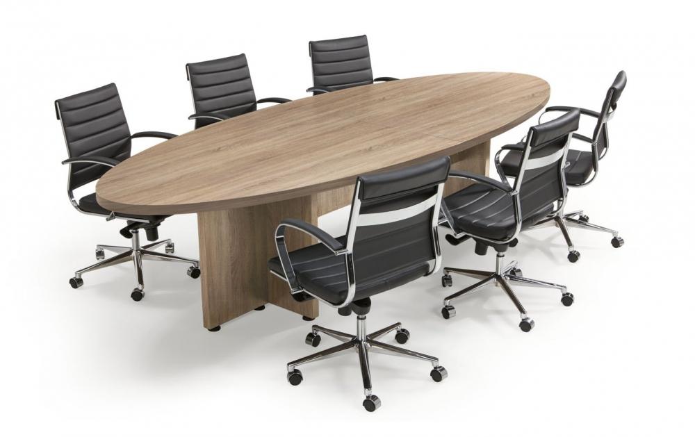 Vergadertafel Ellips 320x120 cm