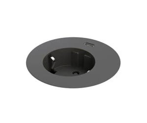 Powerdot - 1x 230V - 1x C lader 30W -  zwart/wit