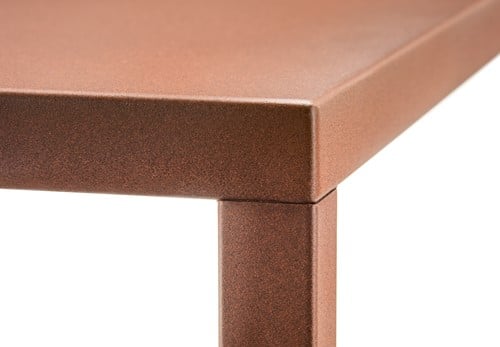 Fabbrico Tafel- stalen tafel met dun / minimalistisch frame - FP