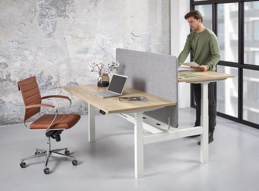 Duo werkplek UP! (2x) 160x80 cm