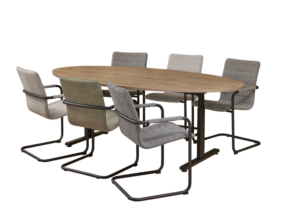 Vergadertafel easy 220x110 cm