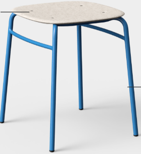 Twist Wooden Stack Stool