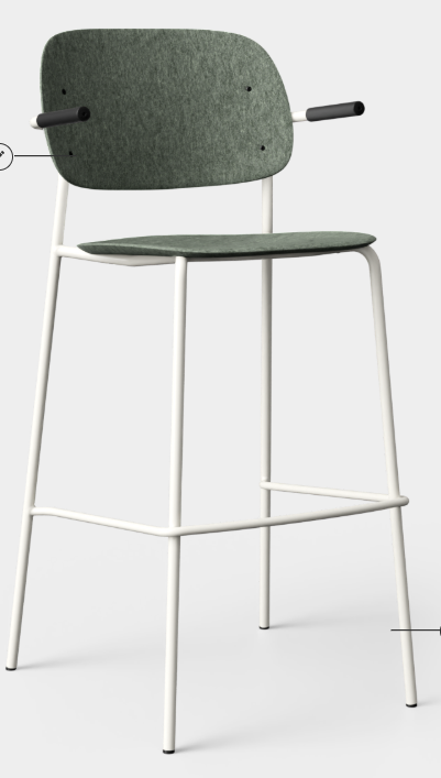 Hale Barstool armrest